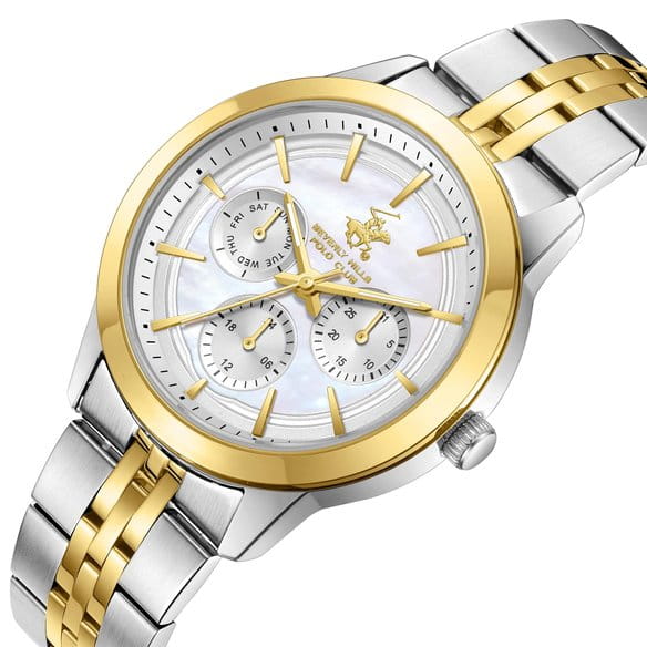 Beverly Hills Polo Club Beverly Hills Polo Club BP3705C.220 кварцевые женские часы часы крупный план белый циферблата