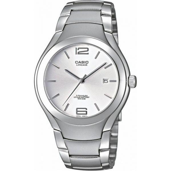 Casio Casio LIN-169-7A, mtp япония мужские часы на браслете  боковой вид