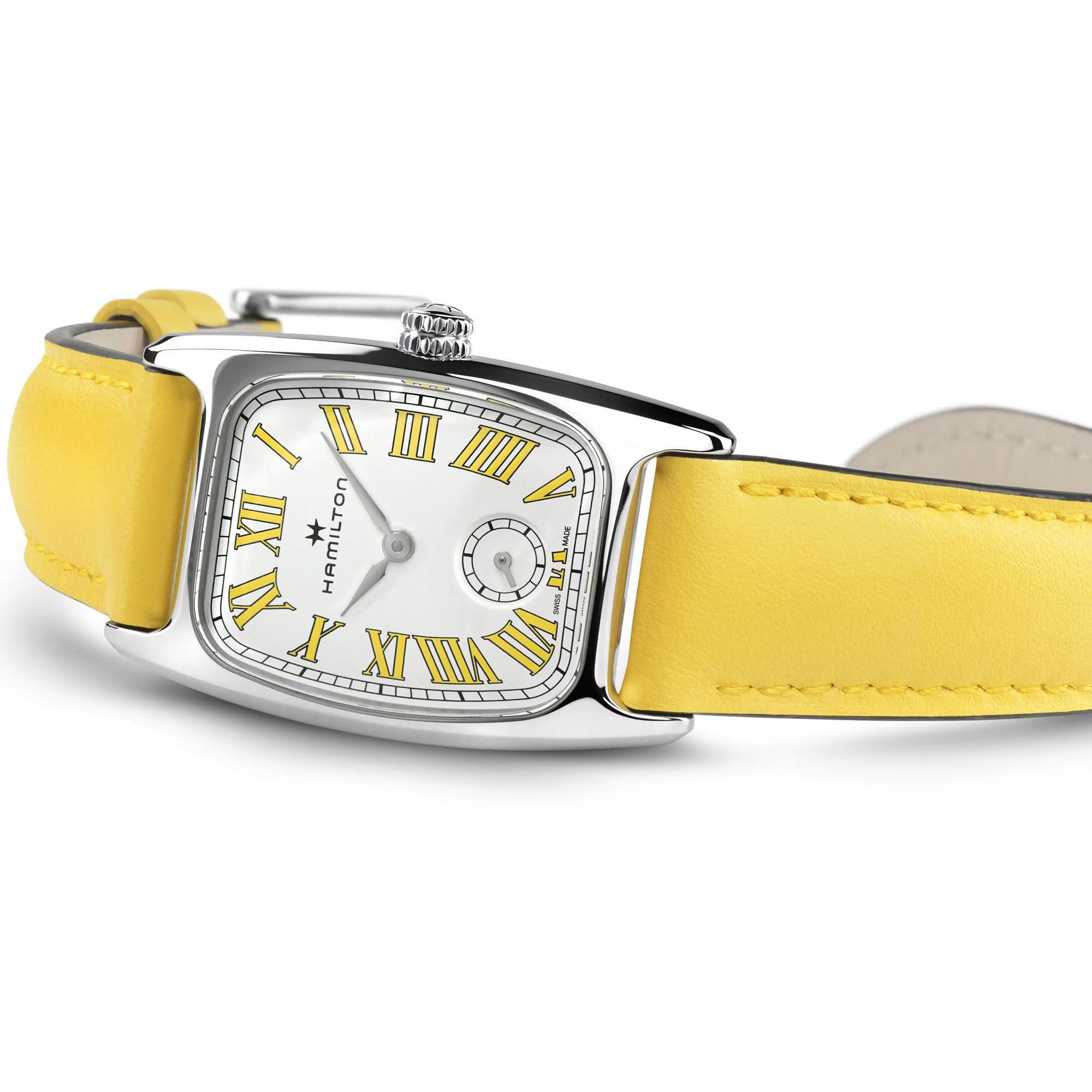Hamilton Hamilton American Classic Boulton Small Second Quartz H13321812 , наручные женские часы фото под углом
