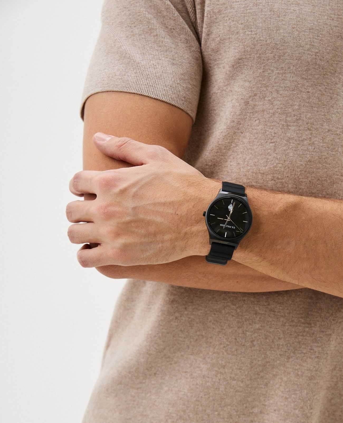 U.S. Polo Assn. U.S. Polo Assn USPA1078-02 , наручные мужские часы фото под углом