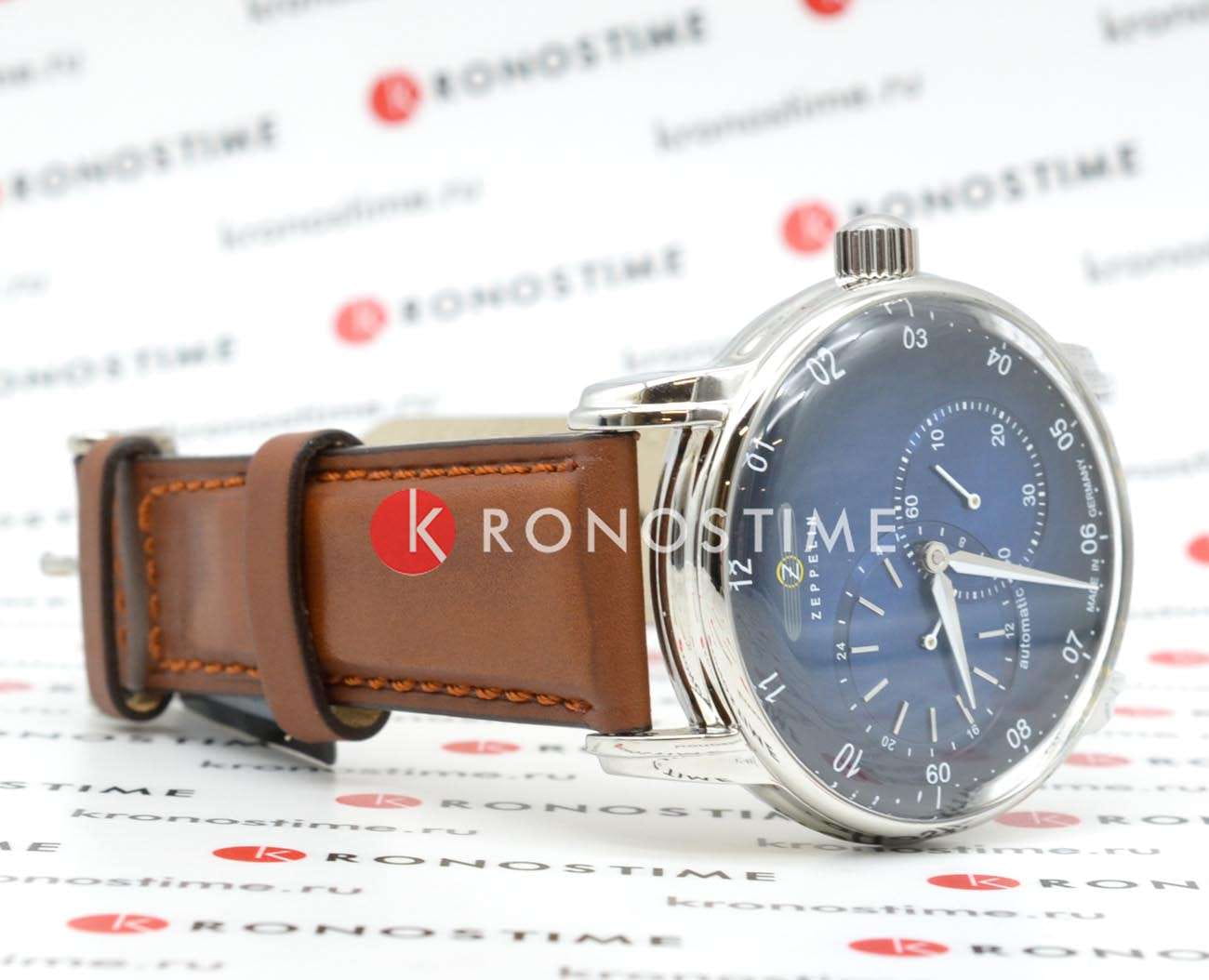 Zeppelin Zeppelin New Capitain`s Line 86623 мужские часы синий циферблат на запястье