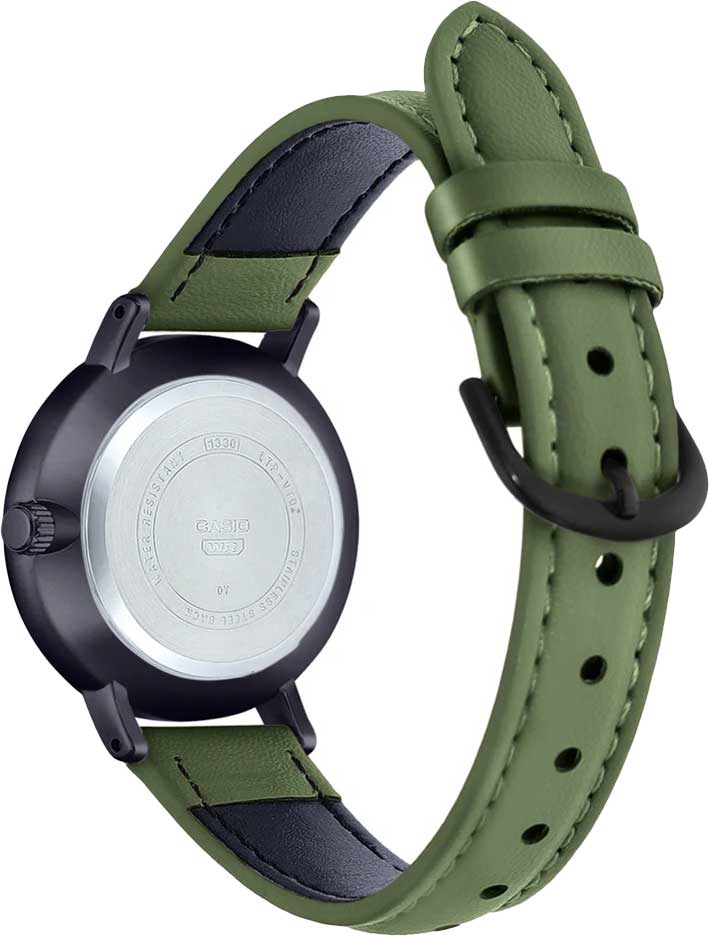 Casio Casio Collection LTP-VT02BL-3A, ltp япония женские часы на браслете кожаный боковой вид
