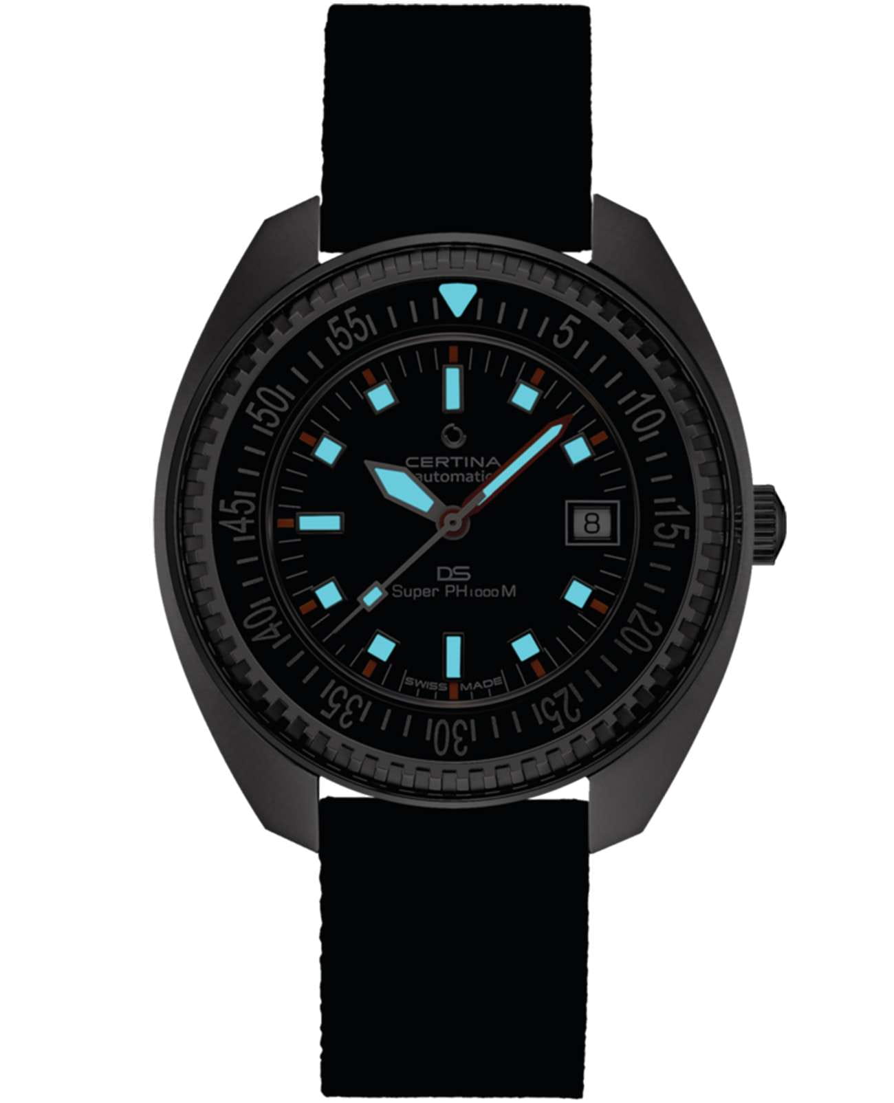 Certina Certina DS SUPER PH1000M C024.907.18.051.00 швейцария наручные мужские часы заводная головка с логотипом Certina