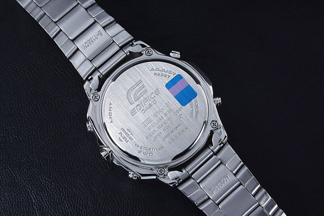 Casio Casio Edifice EFA-121D-1A мужские часы черный циферблат на запястье