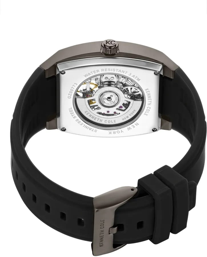 Kenneth Cole Kenneth Cole Automatic KCWGZ0077302,  сша мужские часы на браслете силикон боковой вид