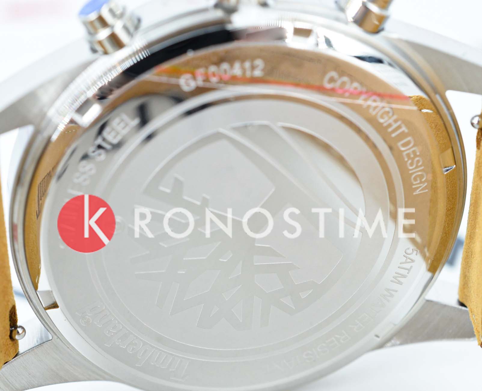 Timberland Timberland Northbridge TDWGF0041202 кварцевые мужские часы часы крупный план коричневый циферблата