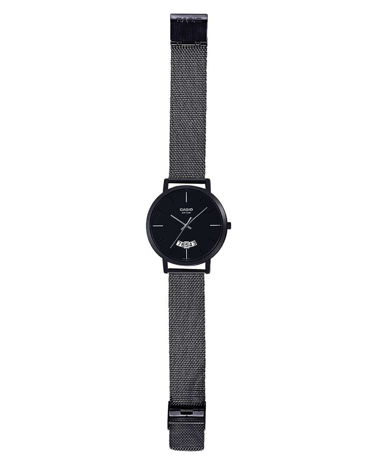 Casio Casio Collection MTP-B100MB-1E мужские часы черный циферблат на запястье
