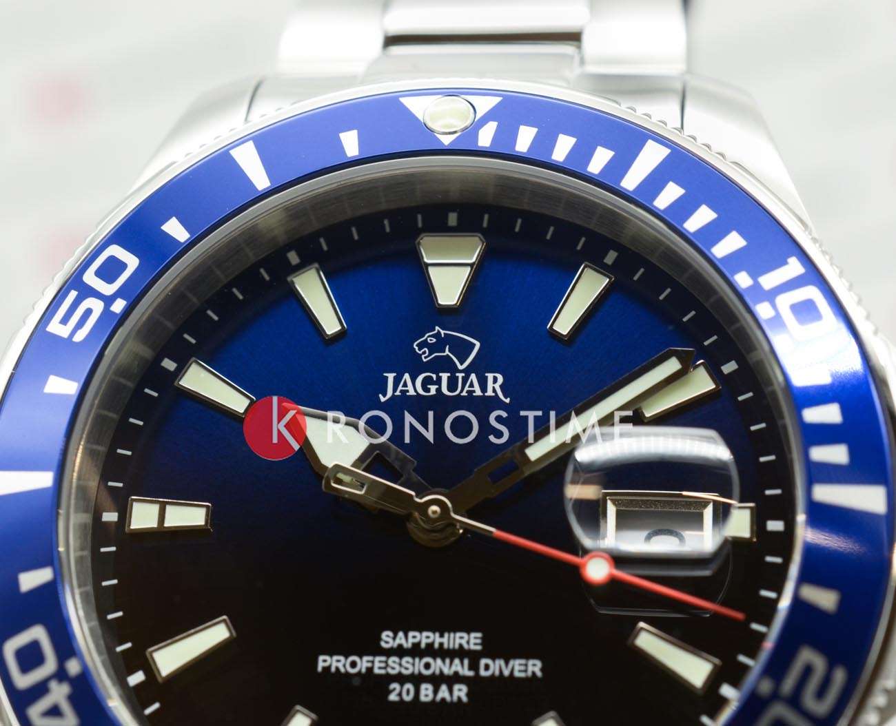 Jaguar Jaguar Executive Diver J860/5,  швейцария мужские часы на браслете нержавеющая сталь боковой вид
