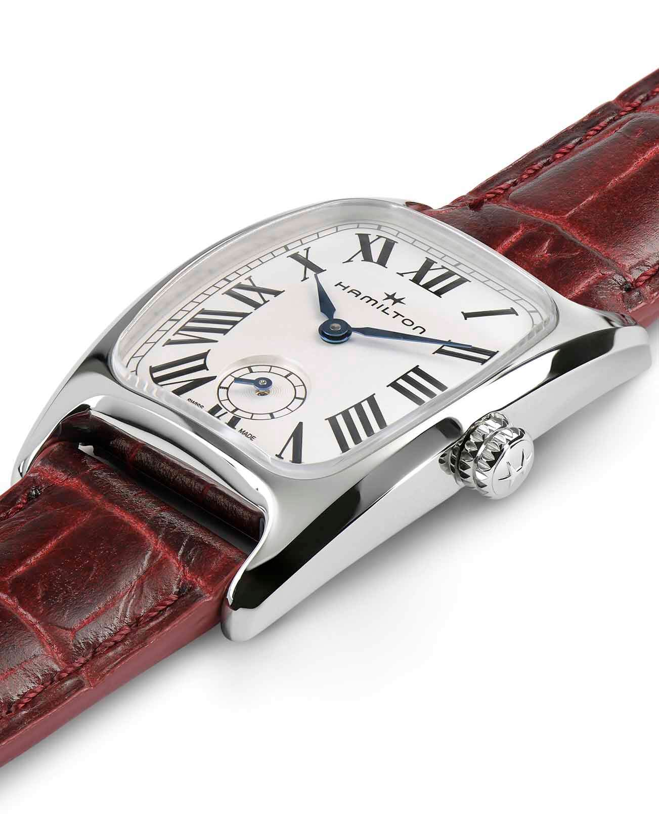Hamilton Hamilton American Classic Boulton Small Second Quartz H13321811 , наручные женские часы фото под углом