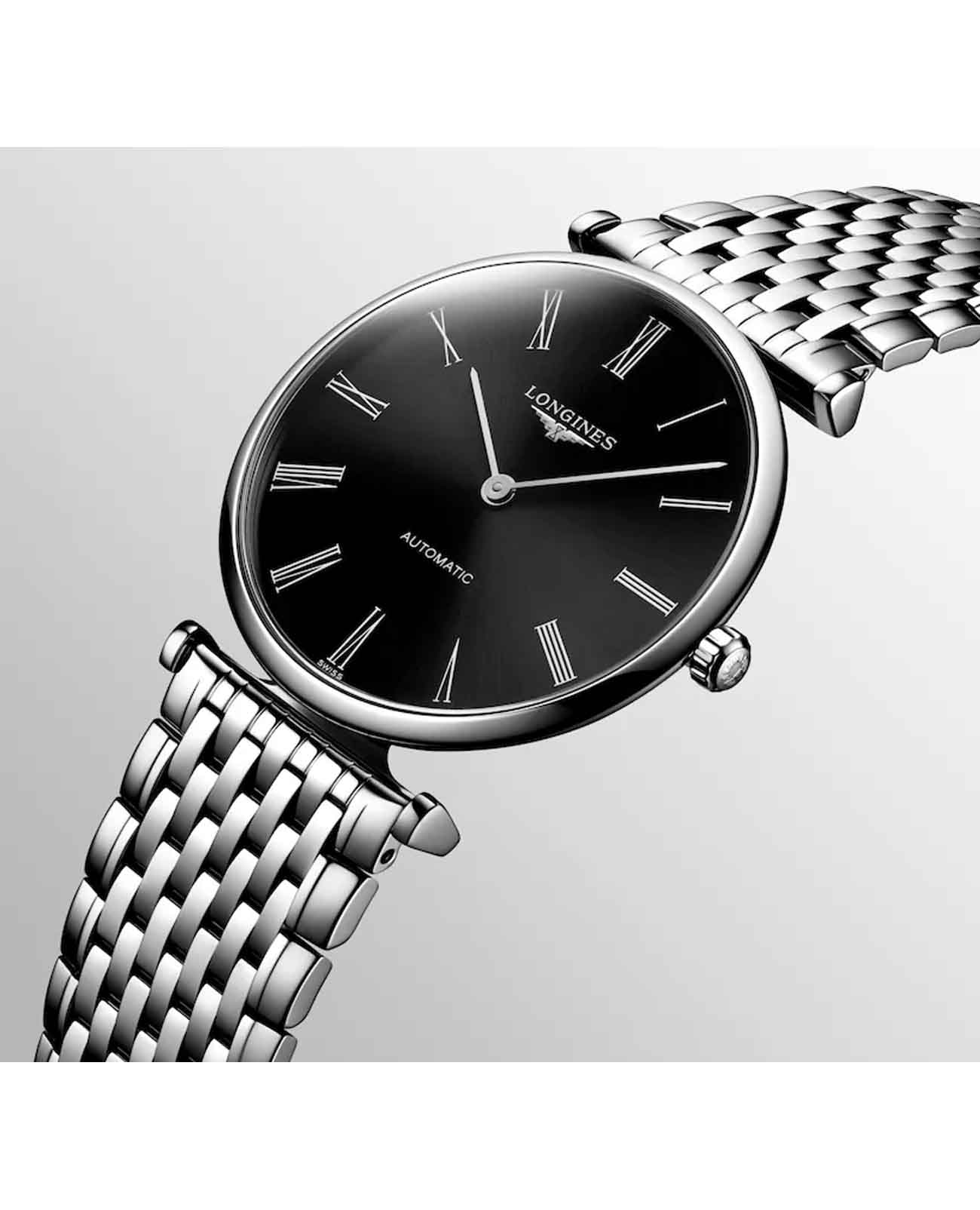 Longines Longines La Grande Classique L4.908.4.51.6  — детали корпуса и нержавеющая сталь