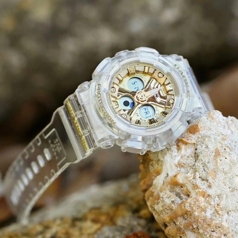 Оригинальные часы Casio Casio Baby-G BA-130CVG-7A кварцевые калибр механизма  общий вид