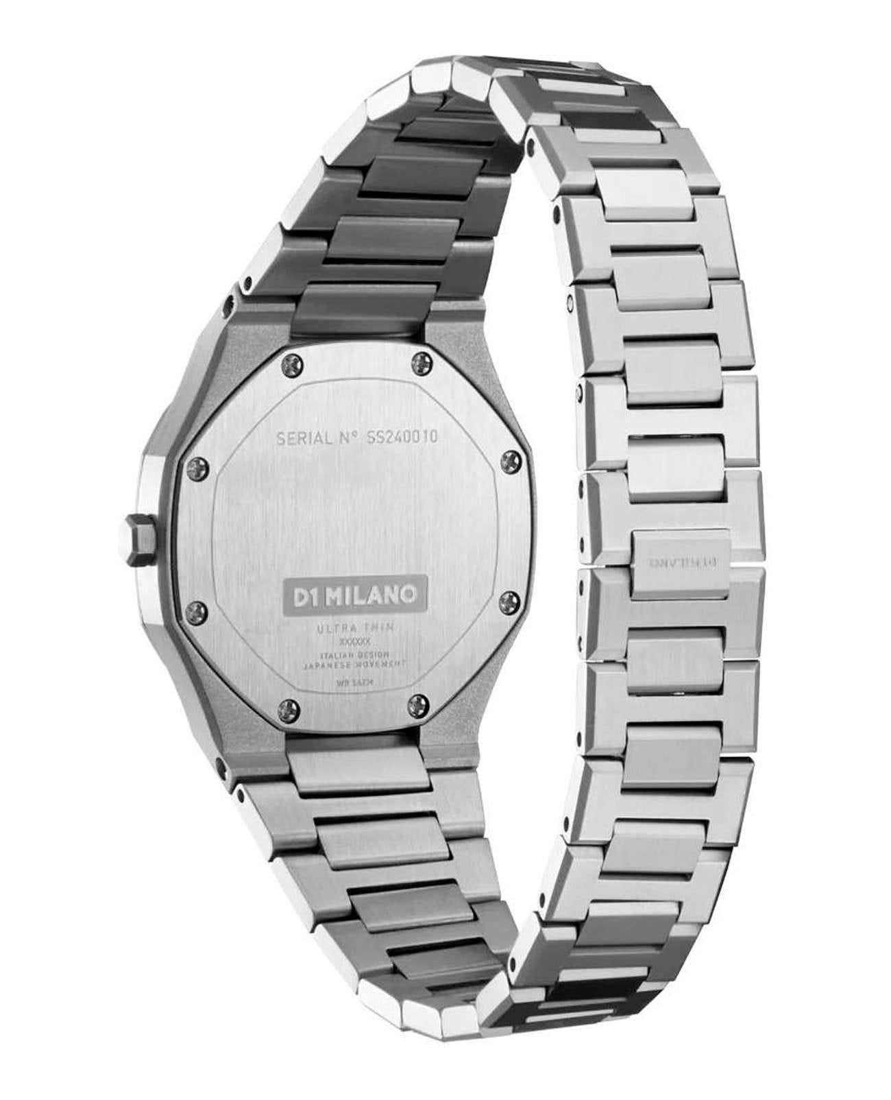 D1 Milano D1 Milano Ultra Thin UTBL30  - задняя крышка металл сталь корпуса, италия часы