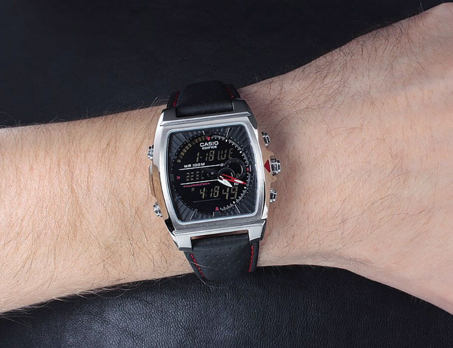 Casio Casio Edifice EFA-120L-1A1  - задняя крышка сталь металл корпуса, япония часы