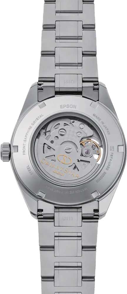 Orient RE-AV0114E мужские часы застежка крупным планом