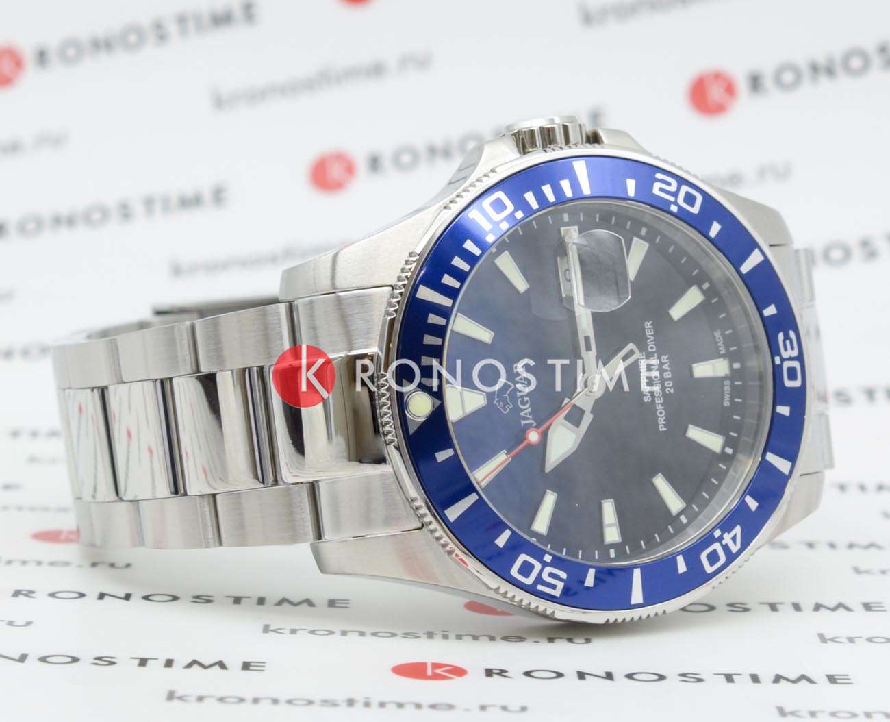 Оригинальные часы Jaguar Jaguar Executive Diver J860/5 кварцевые калибр механизма ronda 6003d общий вид