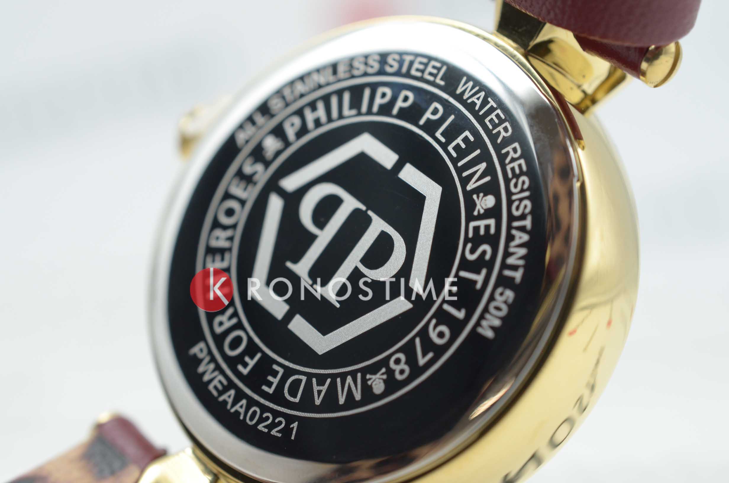 Philipp Plein Philipp Plein Plein Couture PWEAA0221  - задняя крышка металл сталь корпуса, германия часы