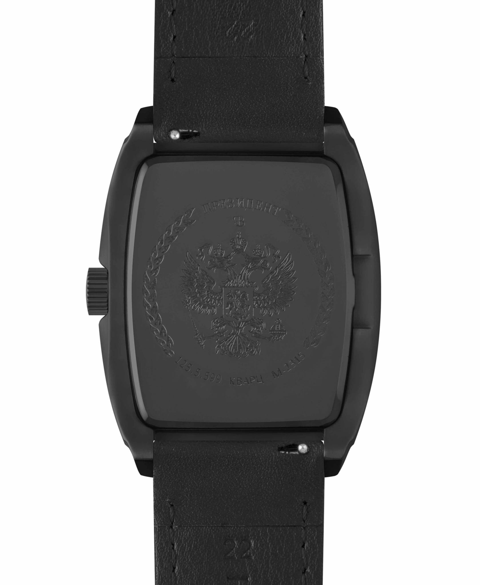 Президент Президент 1255599,  россия мужские часы на браслете кожаный боковой вид