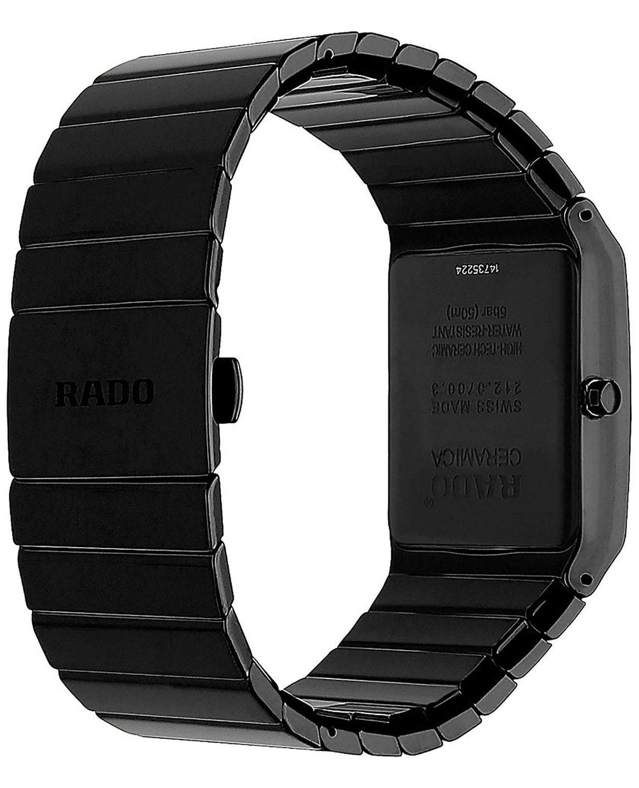 Rado Rado Ceramica R21700182, ceramica швейцария мужские часы на браслете высокотехнологичная керамика боковой вид