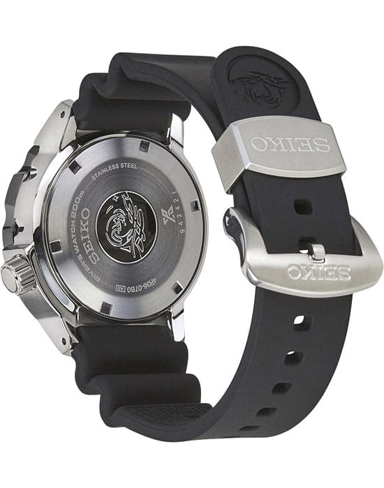 Seiko Seiko Prospex SRPD27K1S, prospex япония мужские часы на браслете силикон боковой вид