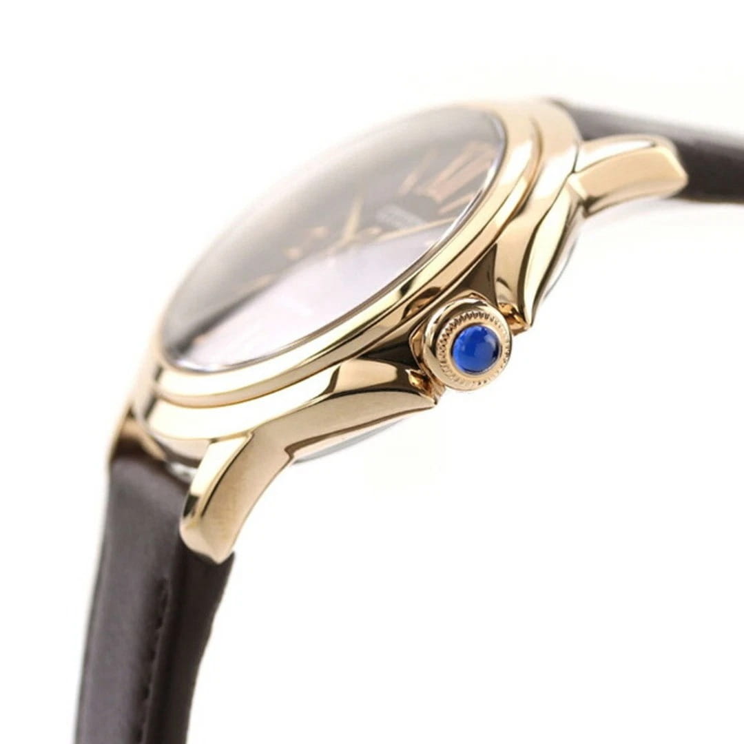 Citizen Citizen Citizen L EM1163-09X,  япония женские часы на браслете кожаный боковой вид