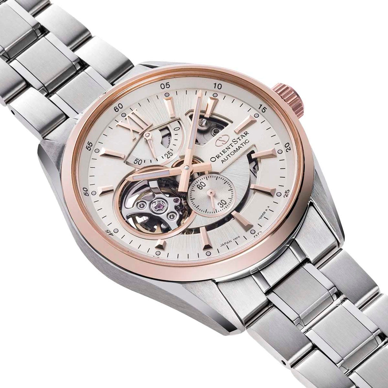 Orient Orient Star RE-AV0123G (RK-AV0123G), star япония мужские часы на браслете нержавеющая сталь боковой вид