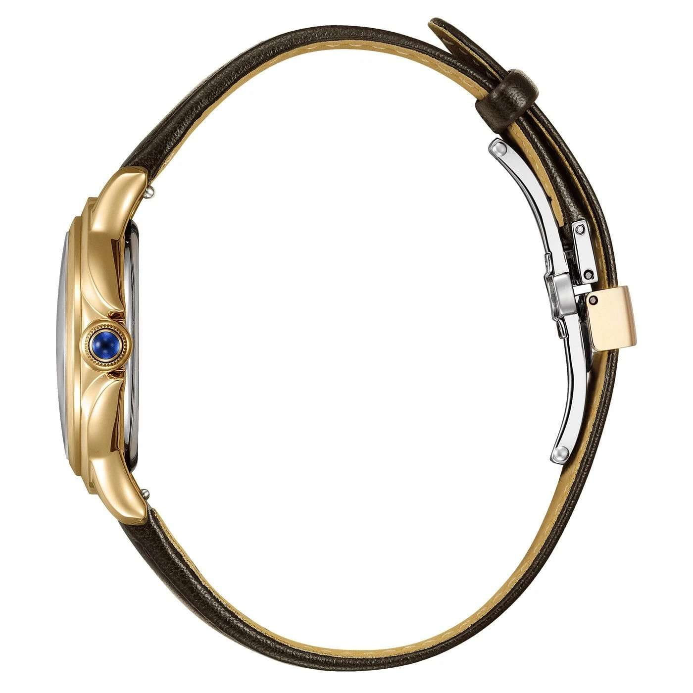 Citizen Citizen Citizen L EM1163-09X кварцевые женские часы часы крупный план коричневый циферблата