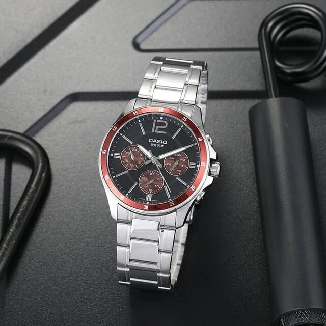 Casio Casio Collection MTP-1374D-5AVDF(MTP-1374D-5A) MTP-1374D-5A оригинальные мужские часы в комплекте с коробкой