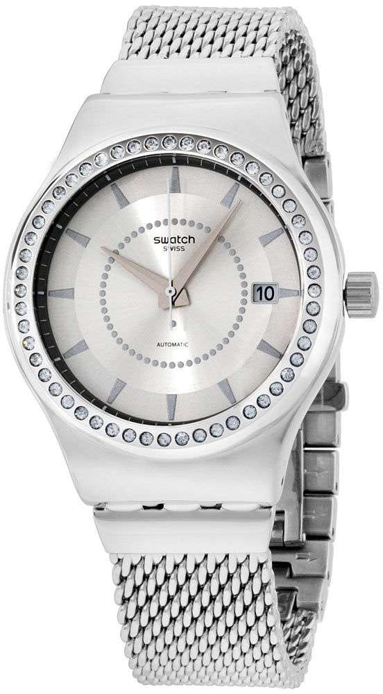 Swatch Swatch Irony Sistem51 YIS406GA, system51 швейцария женские часы на браслете нержавеющая сталь боковой вид