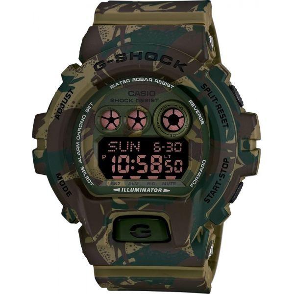 Casio Casio G-Shock GD-X6900MC-3E  GD-X6900MC-3E электронные мужские часы черный циферблат, браслет  — вид спереди