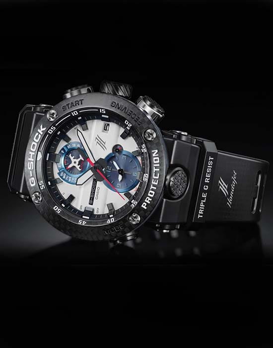 Casio Casio G-Shock GWR-B1000HJ-1A, g-shock япония мужские часы на браслете карбон + полимер боковой вид