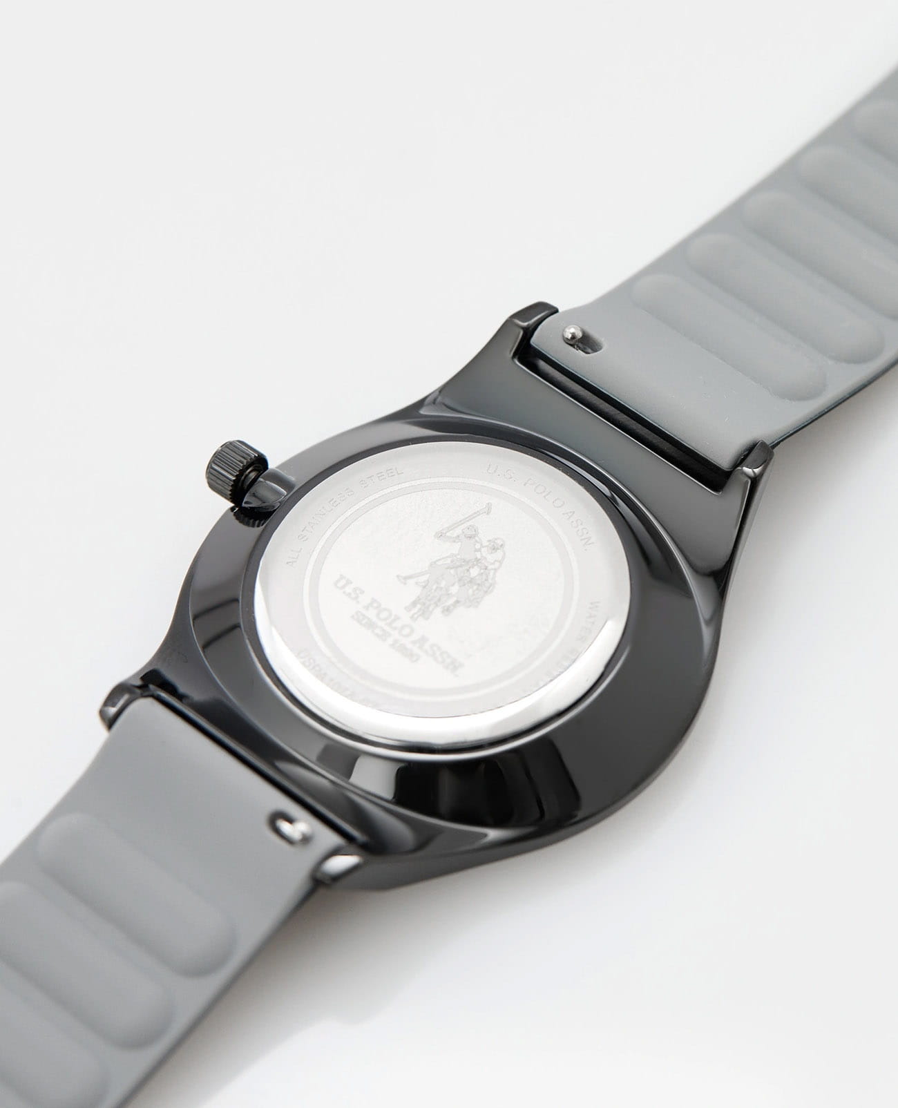 U.S. Polo Assn. U.S. Polo Assn USPA1078-02 мужские часы черный циферблат на запястье