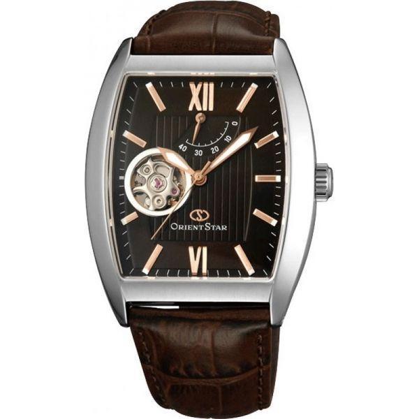 Orient Orient DAAA002T (SDAAA002T)  SDAAA002T  мужские часы коричневый циферблат, браслет кожаный — вид спереди