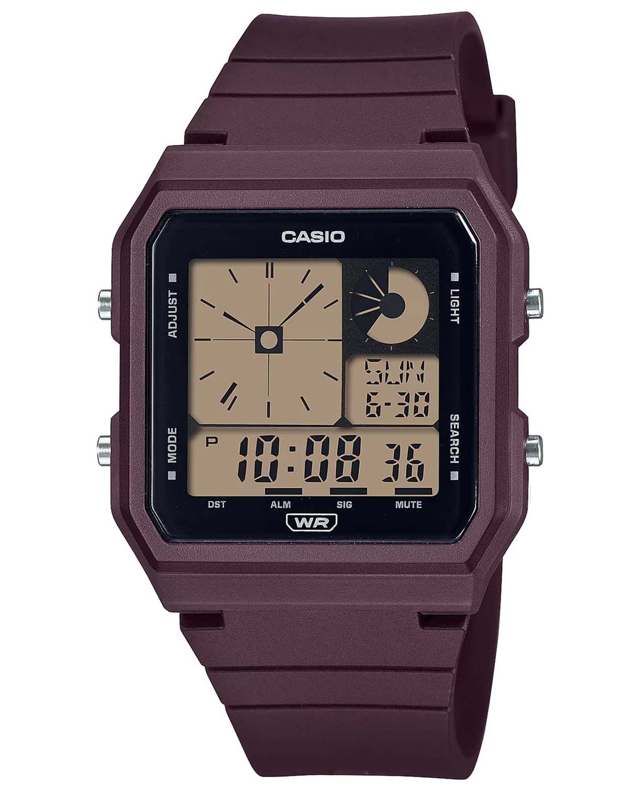 Casio Casio Collection LF-20W-5A  LF-20W-5A кварцевые мужские часы  циферблат, браслет пластик — вид спереди