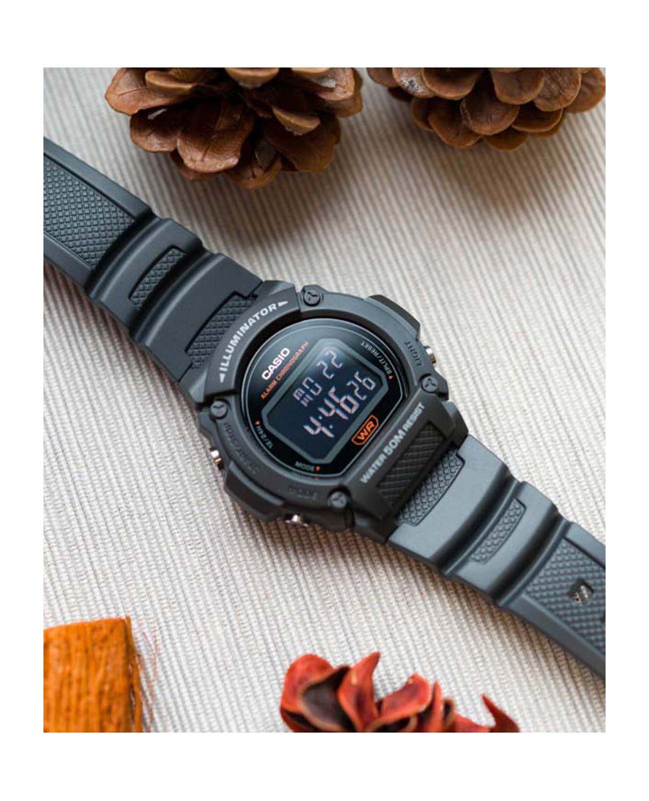 Casio Casio Collection W-219H-8BVEF мужские часы черный циферблат на запястье