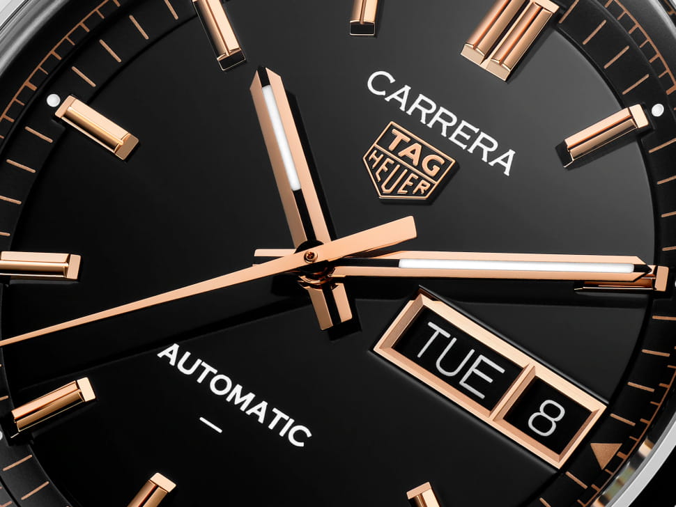 TAG Heuer TAG Heuer Carrera Day-Date WDA2111.BD0001 , наручные мужские часы фото под углом