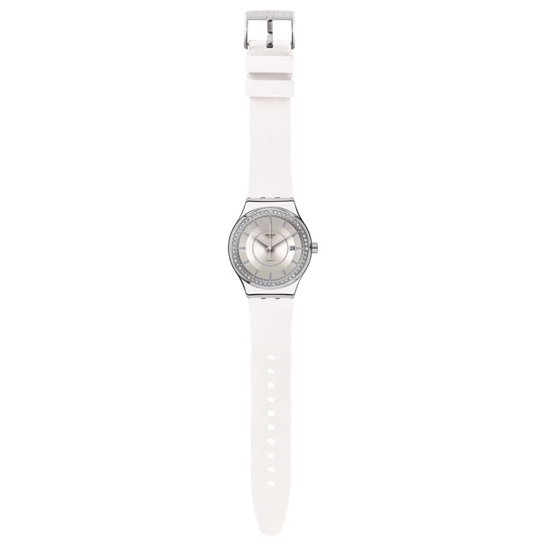 Оригинальные часы Swatch Swatch Irony Sistem51 YIS406 механические калибр механизма sistem51 общий вид