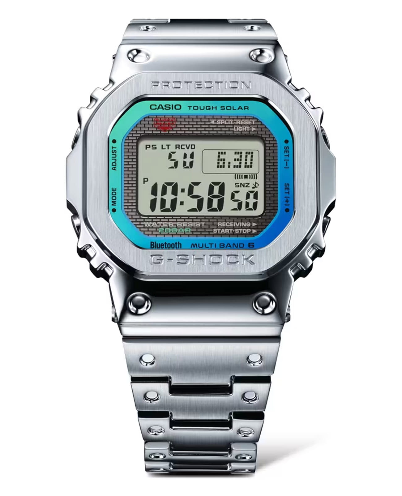 Casio Casio G-Shock GMW-B5000PC-1 GMW, наручные мужские часы фото под углом