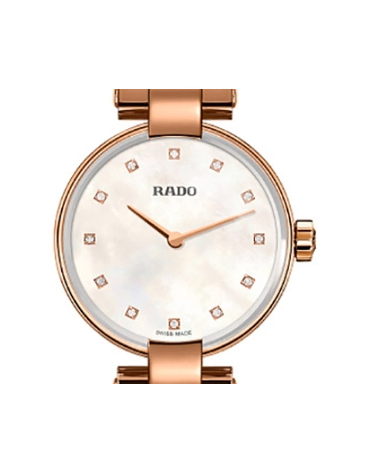 Оригинальные часы Rado Rado Coupole Classic Diamonds R22855923 кварцевые калибр механизма  общий вид