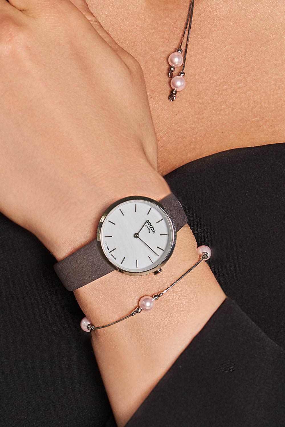 Boccia Titanium 3279-07 мужские часы застежка крупным планом