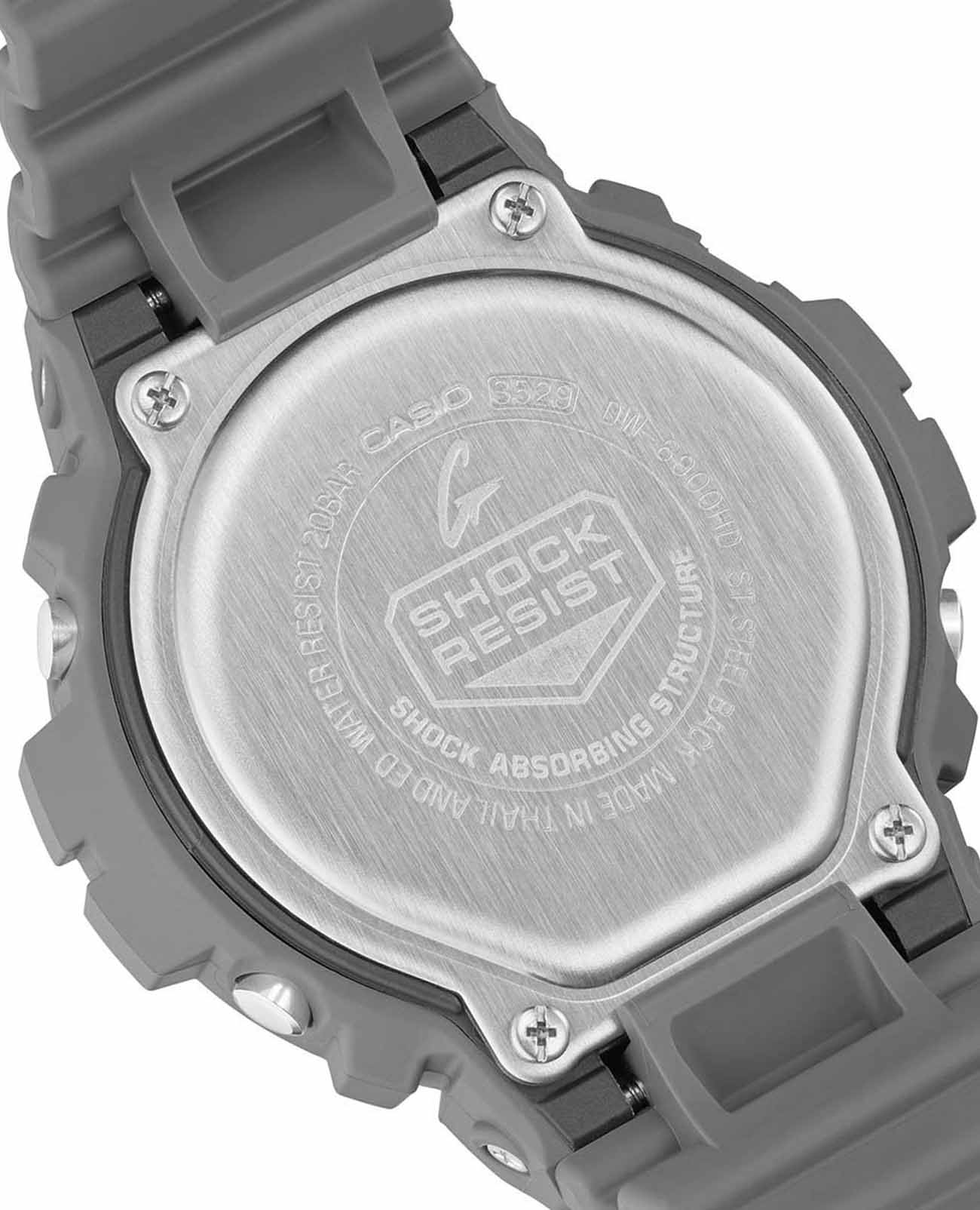 Casio Casio G-Shock DW-6900HD-8DR, g-shock япония мужские часы на браслете пластик боковой вид