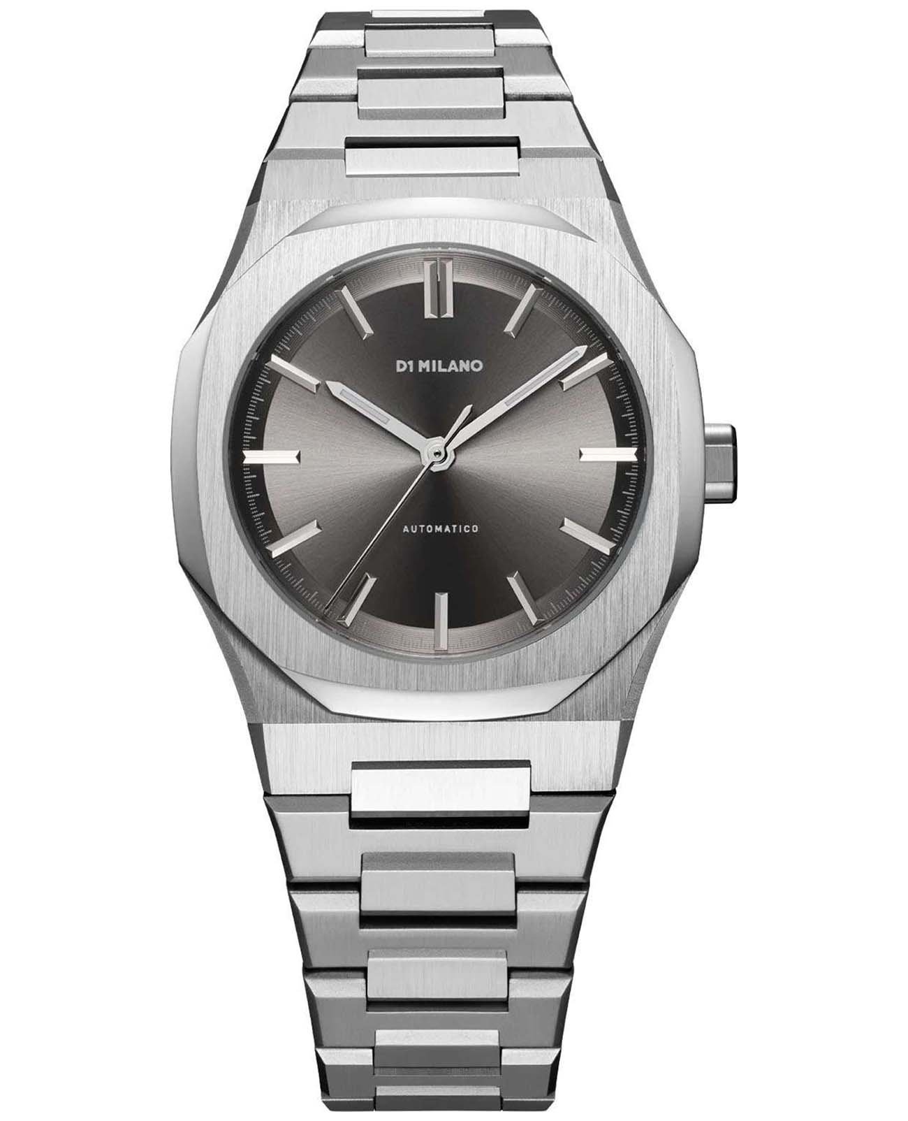D1 Milano D1 Milano Automatico ATBU04  ATBU04 механические женские часы серый циферблат, браслет нержавеющая сталь — вид спереди