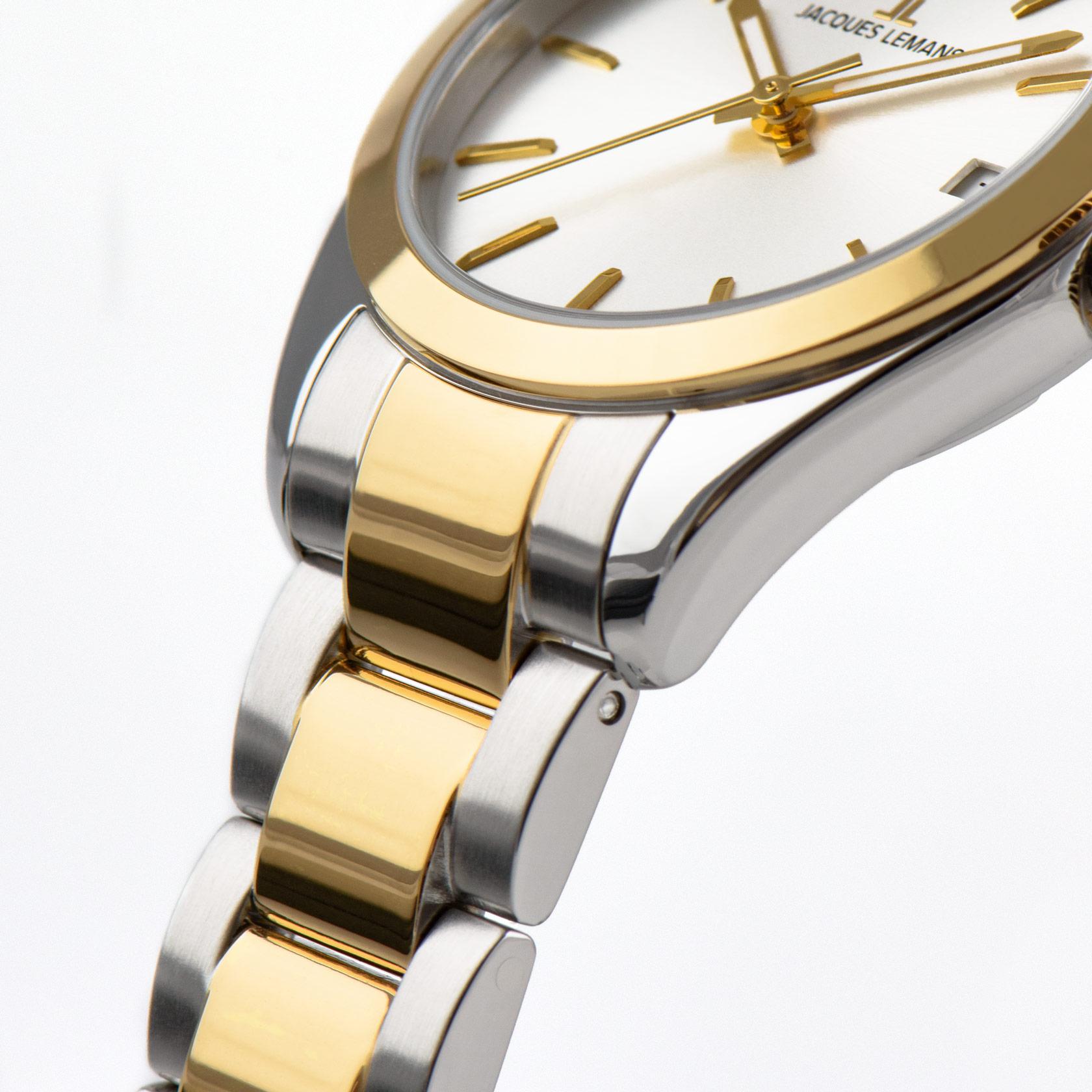 Jacques Lemans Jacques Lemans Derby 1-2132B женские часы серебристый циферблат на запястье