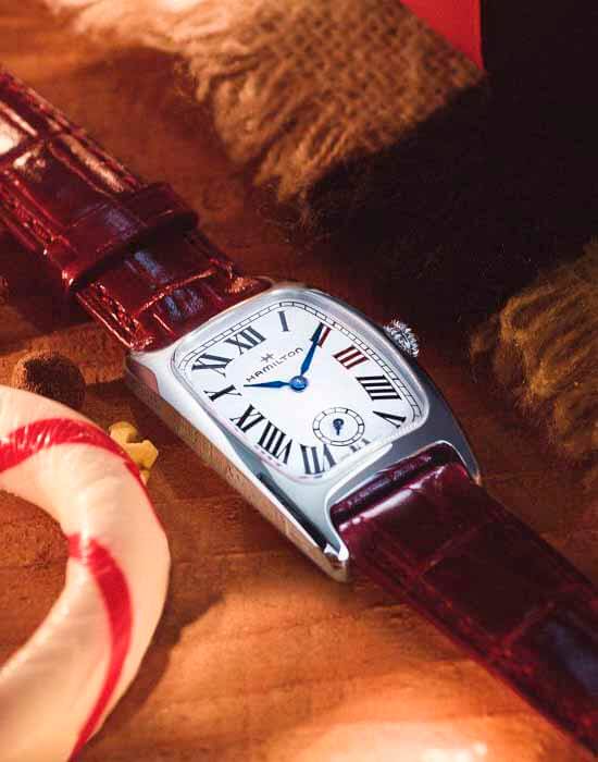 Hamilton Hamilton American Classic Boulton Small Second Quartz H13321811 кварцевые женские часы часы крупный план белый циферблата