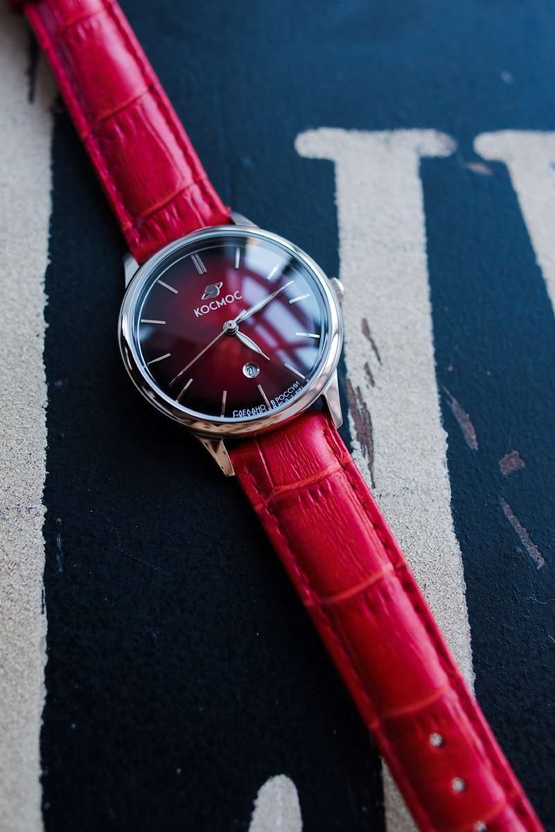 Оригинальные часы Космос Космос Созвездие K 601.15.35 кварцевые калибр механизма miyota общий вид