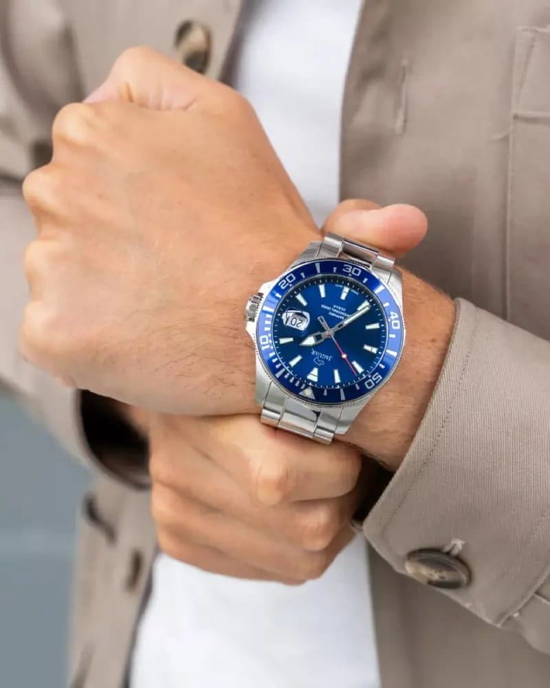 Jaguar Jaguar Executive Diver J860/5 кварцевые мужские часы часы крупный план  циферблата