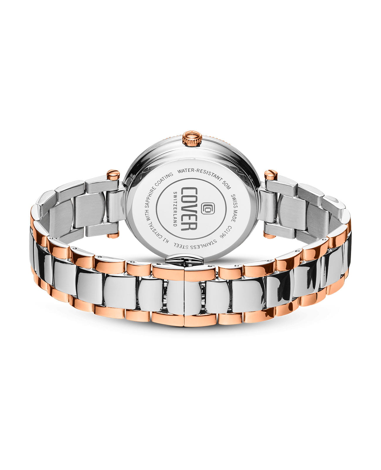 Cover Cover Moon CO196.03  - задняя крышка сталь металл корпуса, швейцария часы