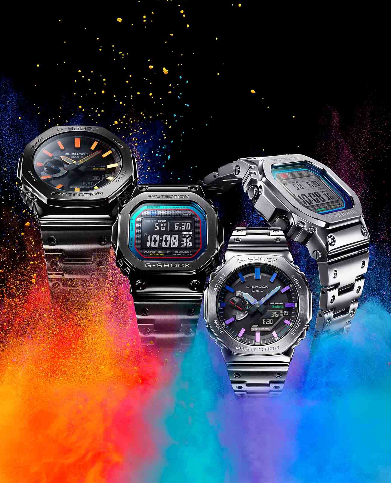 Casio Casio G-Shock GMW-B5000PC-1 GMW — детали корпуса и нержавеющая сталь