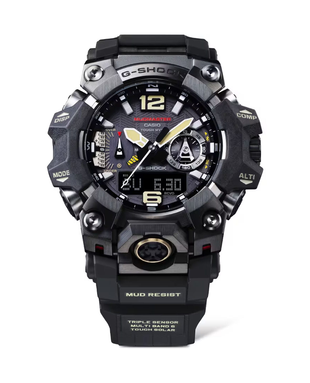Casio Casio G-Shock GWG-B1000-1A, g-shock япония мужские часы на браслете каучук боковой вид