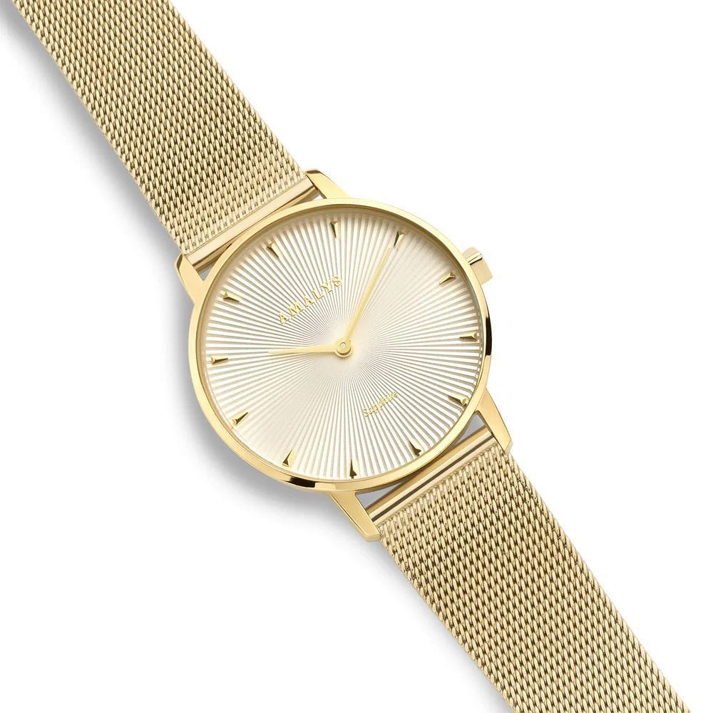 Amalys Amalys Baker AMW-174,  бельгия женские часы на браслете нержавеющая сталь с pvd-покрытием боковой вид