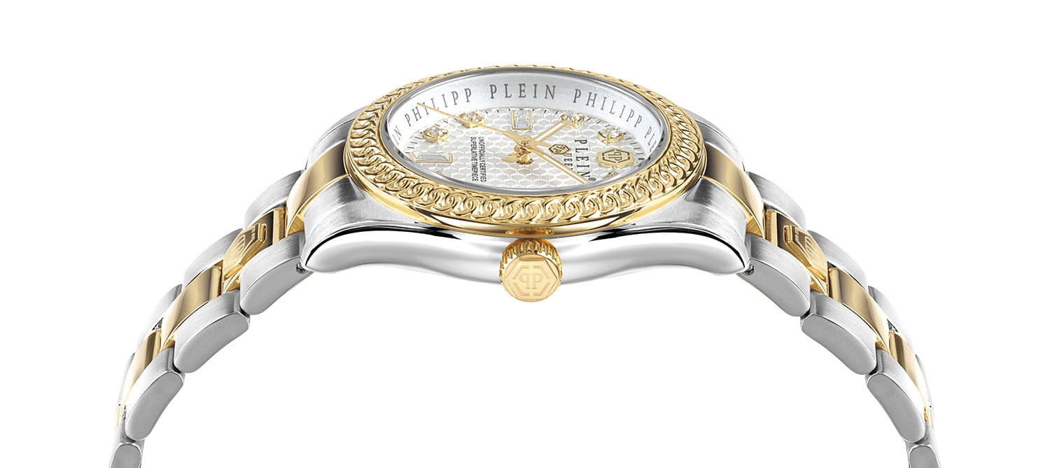 Philipp Plein Philipp Plein Queen PWDAA0521,  германия женские часы на браслете нержавеющая сталь боковой вид